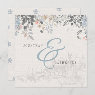 Invitación a la Boda de Encanto del Viejo Mundo