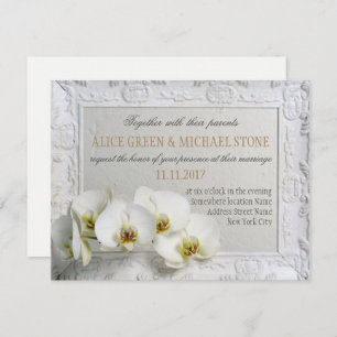 Invitación a la boda de estilo elegante