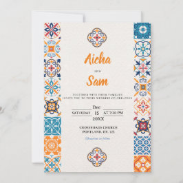 Invitación a la boda de estilo mexicano - Totalmen