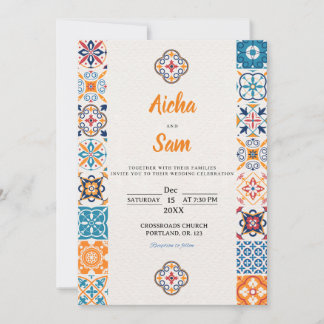Invitación a la boda de estilo mexicano - Totalmen