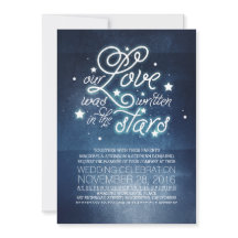 Invitación a la boda de estrellas