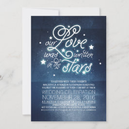 Invitación a la boda de estrellas