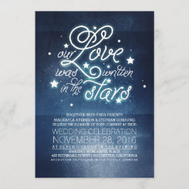 Invitación a la boda de estrellas