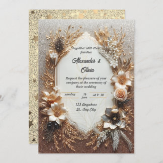 Invitación a la boda de Ethereal Garden Romance