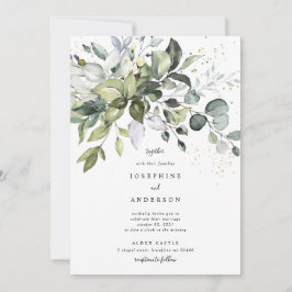Invitación a la boda de Eucalyptus