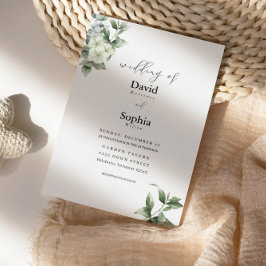 Invitación a la boda de Eucalyptus Grace