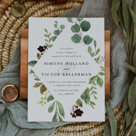 Invitación a la boda de Eucalyptus Grove