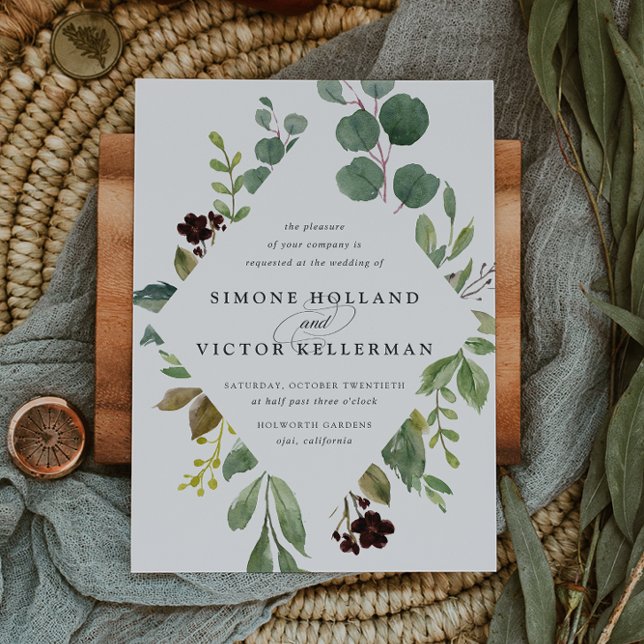 Invitación a la boda de Eucalyptus Grove (Subido por el creador)