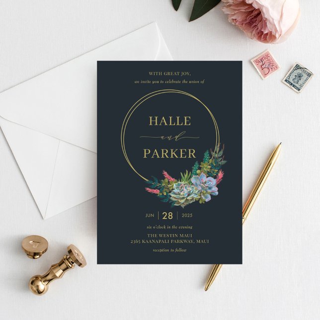 Invitación a la boda de éxitos modernos (Subido por el creador)