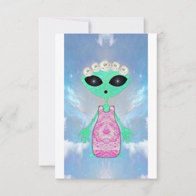 Invitación a la boda de extranjeros (Anverso)