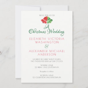 Invitación a la boda de feriado de los navidades B