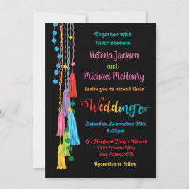 Invitación a la boda de Fiesta Mexicana de Arte Po