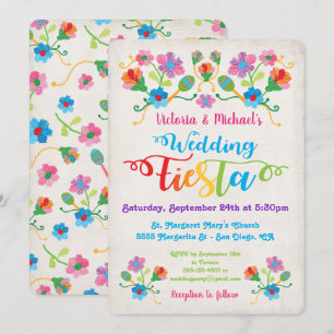 Invitación a la boda de Fiesta Mexicana de Arte Po