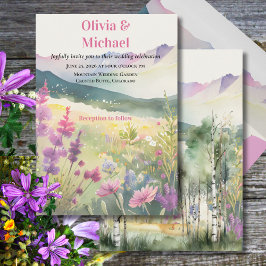 Invitación a la boda de Flora Silvestre de Montaña
