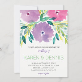 Invitación a la boda de Floral Blossom