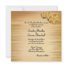 Invitación a la boda de flores rusticas