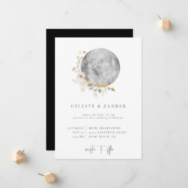 Invitación a la boda de flores silvestres de la lu