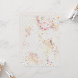 Invitación a la boda de flores sobre el tex de pap