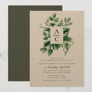 Invitación a la boda de folletos de verano