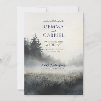 Invitación a la boda de Forest Meadow