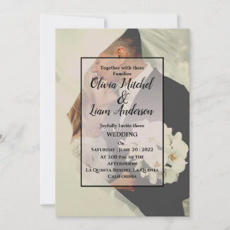 Invitación a la boda de fotos de Personalizados ru
