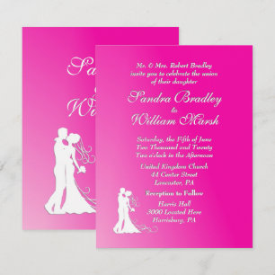 Invitación a la boda de Fuchsia