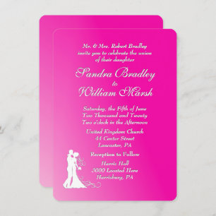 Invitación a la boda de Fuchsia