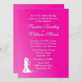 Invitación a la boda de Fuchsia