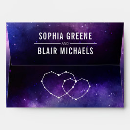 Invitación a la boda de galaxia | Constelación car