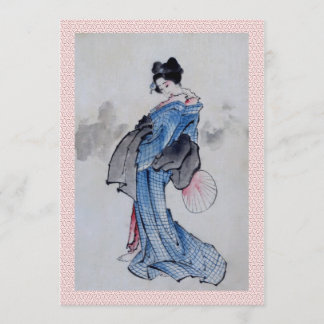 Invitación a la boda de Geisha