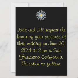 Invitación a la boda de Gerber Daisy