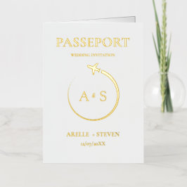 Invitación a la boda de Gold Passport