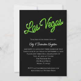 Invitación a la boda de Green Las Vegas