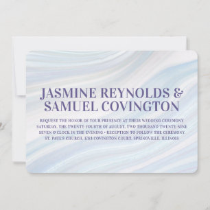 Invitación a la boda de Guay Marble Geode