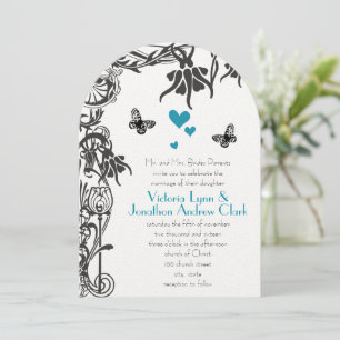 Invitación a la boda de hadas cristianas con marip