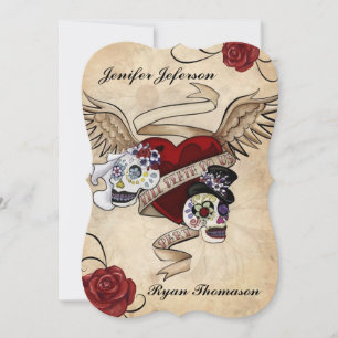 invitación a la boda de halloween