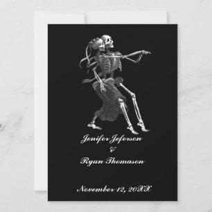 invitación a la boda de halloween