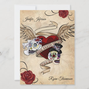 invitación a la boda de halloween