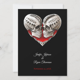 invitación a la boda de halloween