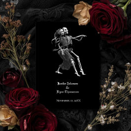 invitación a la boda de halloween