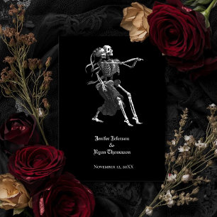 invitación a la boda de halloween