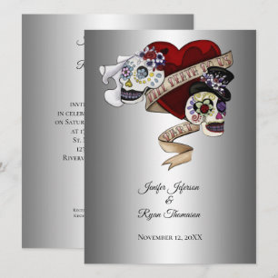 invitación a la boda de halloween