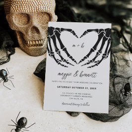 Invitación a la boda de Halloween, Boda gótico