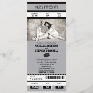 Invitación a la boda de hockey