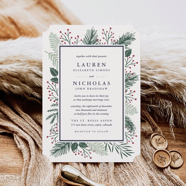 Invitación a la boda de Holly y Pine (Subido por el creador)