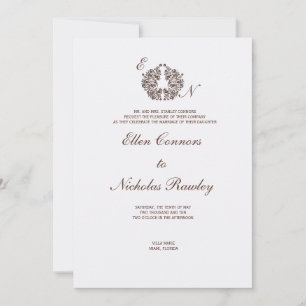 Invitación a la boda de honor