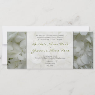 Invitación a la boda de Hydrangea - de los padres