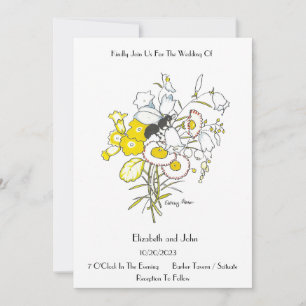 Invitación a la boda de Ilustracion ventilado capr