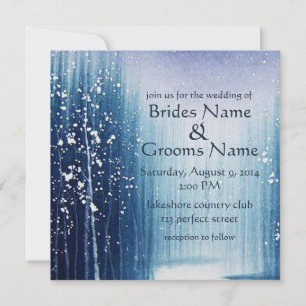 Invitación a la boda de invierno