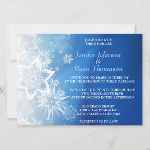 Invitación a la boda de invierno